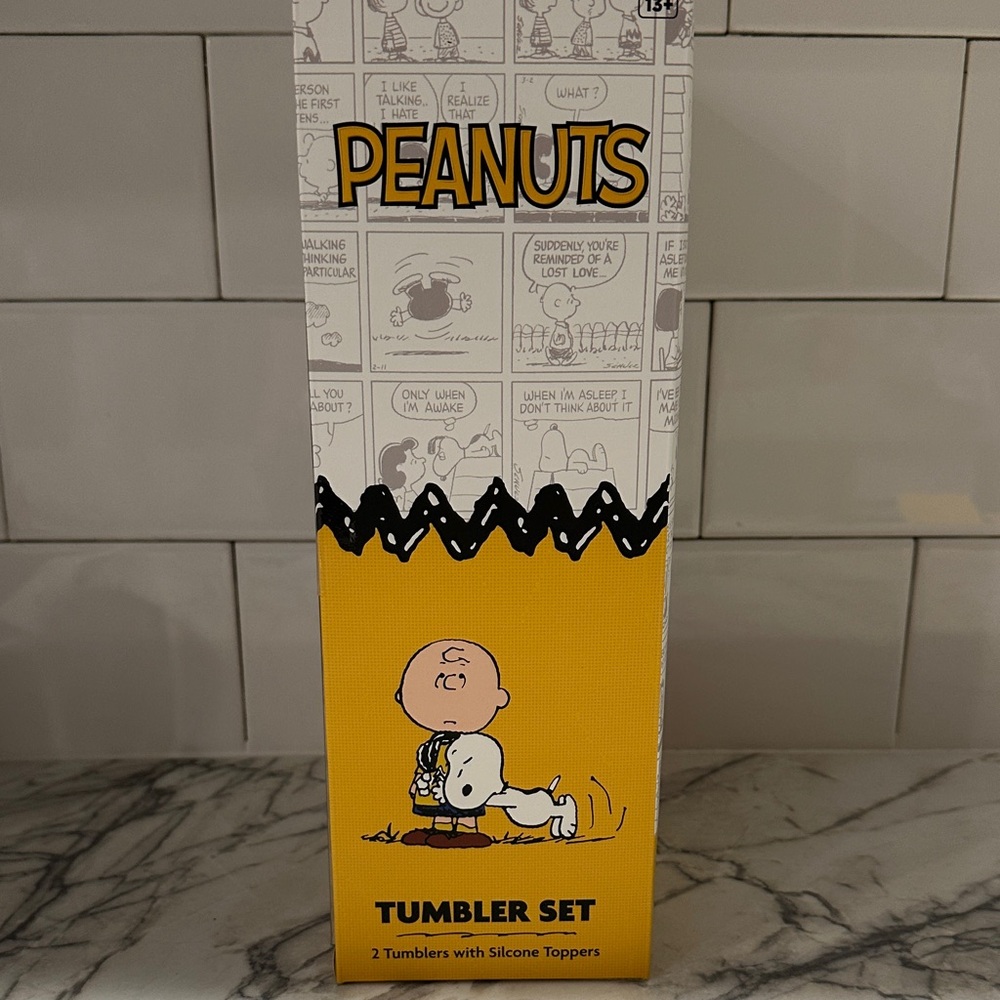 🩷💛Peanuts Snoopy Rainbow Tumbler Duo with Silicone Lids💛🩷 - Picture 4 of 7